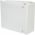 Universal Slant D-Ring View Binder, 3 Rings, 4" Capacity, 11 x 8.5, White, UNV20994