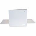 Universal Slant D-Ring View Binder, 3 Rings, 4" Capacity, 11 x 8.5, White, UNV20994