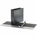 Universal Economy Round Ring View Binder, 3 Rings, 3" Capacity, 11 x 8.5, Black, UNV20991