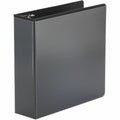Universal Economy Round Ring View Binder, 3 Rings, 3" Capacity, 11 x 8.5, Black, UNV20991