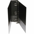 Universal Economy Round Ring View Binder, 3 Rings, 3" Capacity, 11 x 8.5, Black, UNV20991