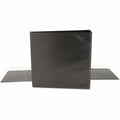 Universal Economy Round Ring View Binder, 3 Rings, 3" Capacity, 11 x 8.5, Black, UNV20991