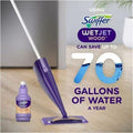 Procter & Gamble Swiffer WetJet Wood Floor Cleaner Solution Refill, Purple, 1 Bottle, PGC77133
