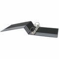 Universal Slant D-Ring View Binder, 3 Rings, 3" Capacity, 11 x 8.5, Black, UNV20747