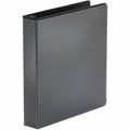 Universal Economy Round Ring View Binder, 3 Rings, 1.5" Capacity, 11 x 8.5, Black, UNV20971