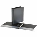 Universal Economy Round Ring View Binder, 3 Rings, 1.5" Capacity, 11 x 8.5, Black, UNV20971
