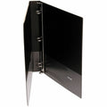 Universal Economy Round Ring View Binder, 3 Rings, 1" Capacity, 11 x 8.5, Black, UNV20961