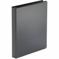 Universal Economy Round Ring View Binder, 3 Rings, 1" Capacity, 11 x 8.5, Black, UNV20961