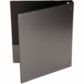 Universal Economy Round Ring View Binder, 3 Rings, 1" Capacity, 11 x 8.5, Black, UNV20961