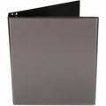Universal Economy Round Ring View Binder, 3 Rings, 1" Capacity, 11 x 8.5, Black, UNV20961