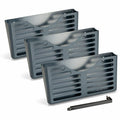 Officemate Verticalmate File Pocket, 3PK w/Hanger Set, Gray, 3 / Pack, OIC29314