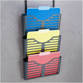 Officemate Verticalmate File Pocket, 3PK w/Hanger Set, Gray, 3 / Pack, OIC29314