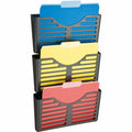 Officemate Verticalmate File Pocket, 3PK w/Hanger Set, Gray, 3 / Pack, OIC29314