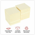 Universal Note Pad, Yellow, 18 / Pack, UNV28068