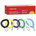 Universal Key Ring, Yellow, 6 / Pack, UNV56051