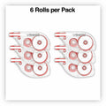Universal Correction Tape, Transparent, 6 / Pack, UNV75610