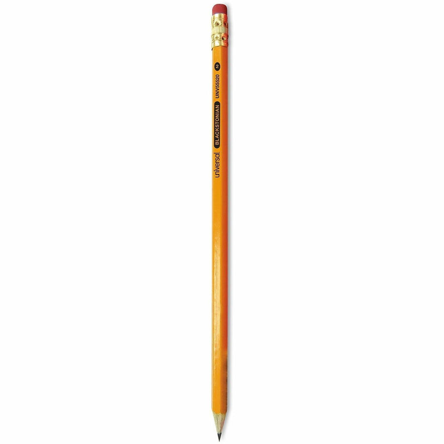Universal Wood Pencil, Smooth Writing, 1 Dozen, UNV55520