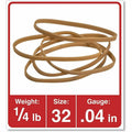 Universal Standard Rubber Bands, Beige, 205 / Pack, UNV00432