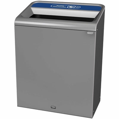 Rubbermaid Commercial Configure 1 Stream Gray Container, Gray Stenni, 45 gal, RCP1961508