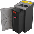 Rubbermaid Commercial Configure 1 Stream Gray Container, Gray Stenni, 45 gal, RCP1961508