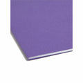 Smead 1/3 Tab Cut Letter Recycled Fastener Folder with Fastener, Purple, 8 1/2" Width x 11" Length, 50 / Box, SMD13040