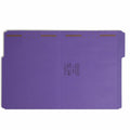 Smead 1/3 Tab Cut Letter Recycled Fastener Folder with Fastener, Purple, 8 1/2" Width x 11" Length, 50 / Box, SMD13040