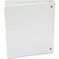 Universal Economy Round Ring View Binder, 3 Rings, 1" Capacity, 11 x 8.5, White, UNV20962