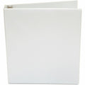 Universal Economy Round Ring View Binder, 3 Rings, 1" Capacity, 11 x 8.5, White, UNV20962