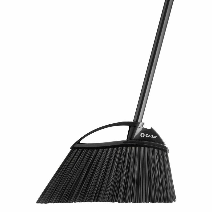 O-Cedar PowerCorner Outdoor Broom, Gray, Dual Bristle, FHP168215