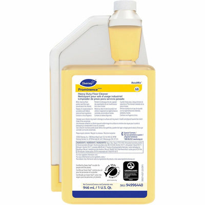 Diversey Prominence Heavy Duty Floor Cleaner, Yellow, DVO94996440