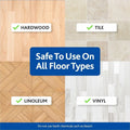 Freudenberg Household Products LP O-Cedar EasyWring Spin Mop Refill, White, 2 / Pack, FHP172385