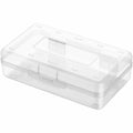 Business Source Carrying Case Pencil, Writing Utensils, Supplies - Clear, BSN49272