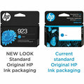 HP 923 Original Inkjet Ink Cartridge - Cyan -, HEW4K0T0LN
