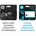 HP 923 Original Inkjet Ink Cartridge - Black -, HEW4K0T3LN
