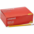 Universal Wood Pencil, HB/#2, 1 Pack, UNV55144