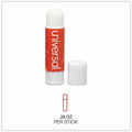 Universal Glue Stick, Clear, 12 / Pack, UNV75748