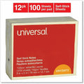 Universal Standard Self-Stick Pads, Yellow, 1 Pack, UNV35672