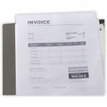 Universal Punched Ring Binder Sleeves, Clear, 8 1/2" Width x 11" Length, 1 Box, UNV21125