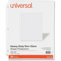Universal Sheet Protector, Clear, 8 1/2" Width x 11" Length, 50 / Pack, UNV21129