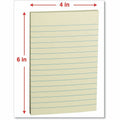 Universal Standard Self-Stick Pads, Yellow, 1 Pack, UNV35673