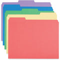 Universal 1/3 Tab Cut Letter Top Tab File Folder, Assorted, 100 / Box, UNV16166