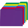 Universal 1/3 Tab Cut Letter Top Tab File Folder, Assorted, 100 / Box, UNV16166