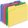 Universal 1/3 Tab Cut Letter Top Tab File Folder, Assorted, 100 / Box, UNV16166