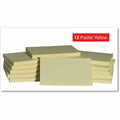 Universal Standard Self-Stick Pads, Yellow, 1 Pack, UNV35692