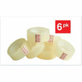 Universal Invisible Tape, 1" Core, 0.75" x 83.33 ft, Clear, 6/Pack, UNV83410