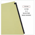 Universal Index Divider, Buff, 25 / Set, UNV20821