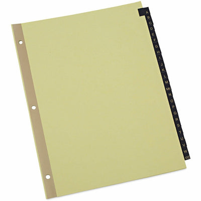 Universal Index Divider, Buff, 25 / Set, UNV20821