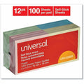 Universal Standard Self-Stick Pads, Assorted Pastel, 12 / Pack, UNV35669