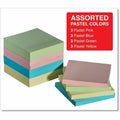 Universal Standard Self-Stick Pads, Assorted Pastel, 12 / Pack, UNV35669