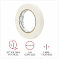 Universal Removable General-Purpose Masking Tape, 3" Core, 18 mm x 54.8 m, Beige, 6/Pack, UNV51334